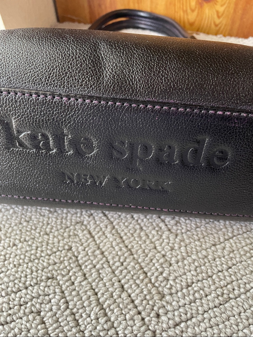 Kate Spade Quinn Villabella Black Handbag - Picture 4 of 9